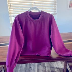 Lululemon long sleeve ribbed purple shirt size 6